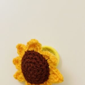 Handmade Crochet Sunflower Hairband – Yellow